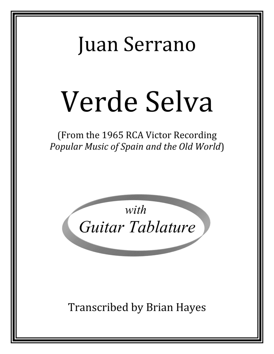 Verde Selva (arr. Brian Hayes)