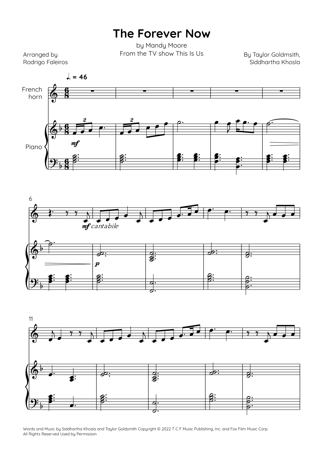 The Forever Now (arr. Rodrigo Faleiros)