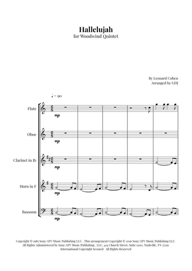 Hallelujah (arr. GDJ)