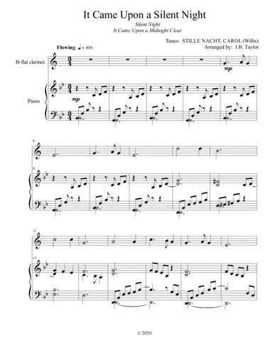 It Came Upon a Silent Night (arr. J.B. Taylor)