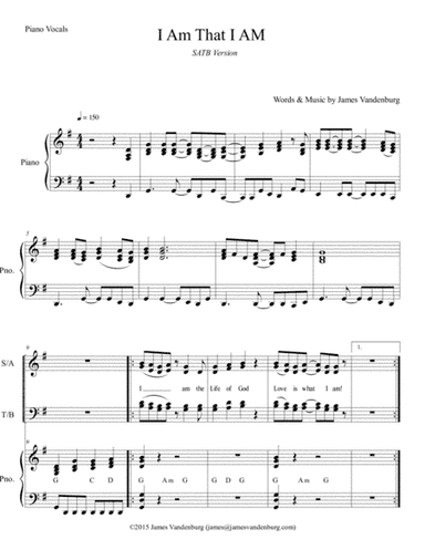 I Am That I Am ("A New Thought for Choirs" Edition)