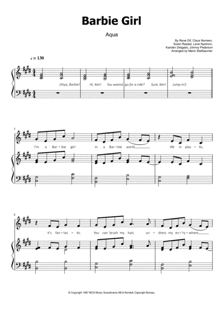 Barbie Girl (arr. Mario Stallbaumer)