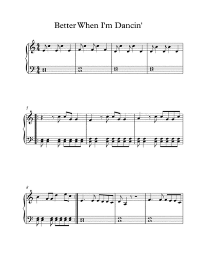 Better When I'm Dancin' (arr. Tricia Mack)