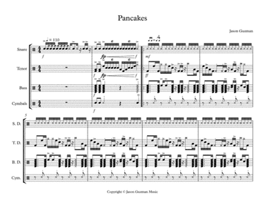 Pancakes- Drumline Cadence