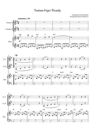 Tantum Ergo/ Picardy (Let All Mortal Flesh Keep Silent) (arr. Kaiserin Rebecca)