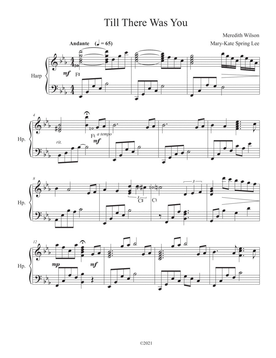 Till There Was You (arr. Mary-Kate Spring Lee)