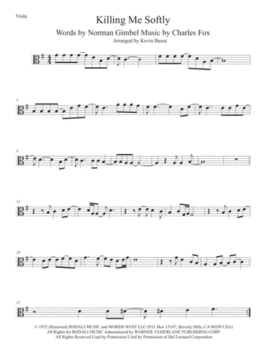 Killing Me Softly With His Song (arr. Kevin Busse)