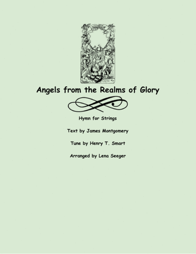 Angels from the Realms of Glory (three violins and cello) (arr. Lena Seeger)