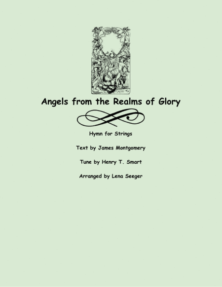 Angels from the Realms of Glory (three violins and cello) (arr. Lena Seeger)