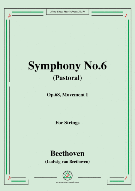 Beethoven-Symphony No.6(Pastoral),Op.68,Movement I,for Strings (arr. MSM)