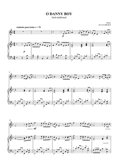 O Danny Boy (arr. SCMusic)