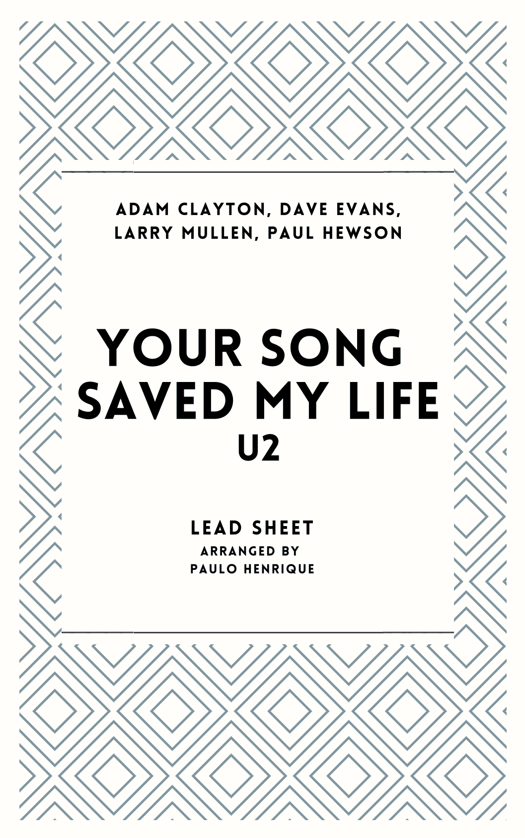Your Song Saved My Life (arr. Paulo Henrique)