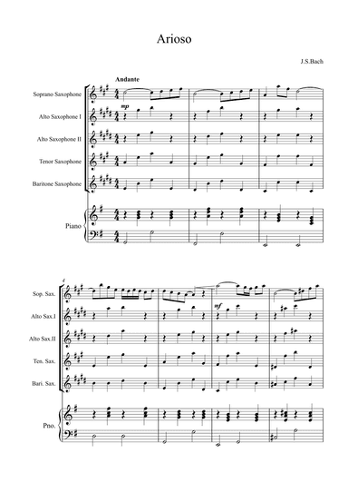 Arioso (arr. Alex Nunes Rodrigues)
