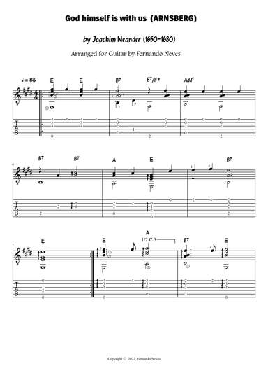 God himself is with us (Arnsberg) (arr. Fernando Neves)