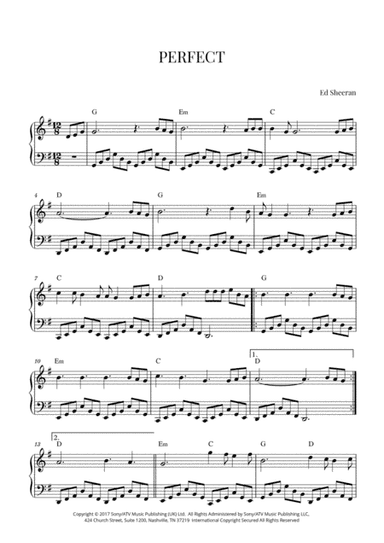 Perfect (arr. Cadenza Editions)
