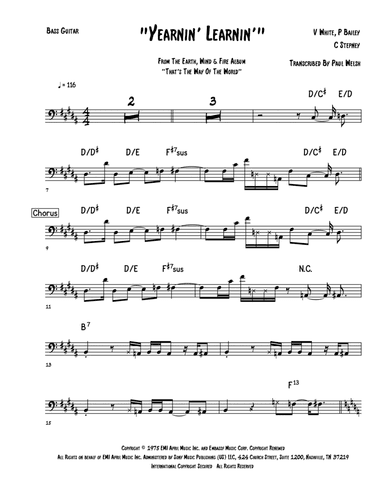 Yearnin' Learnin' (arr. Accubass)