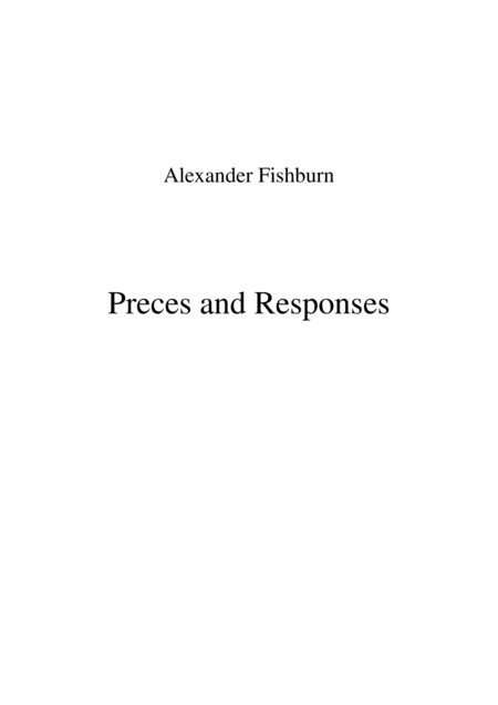 Preces and Responses