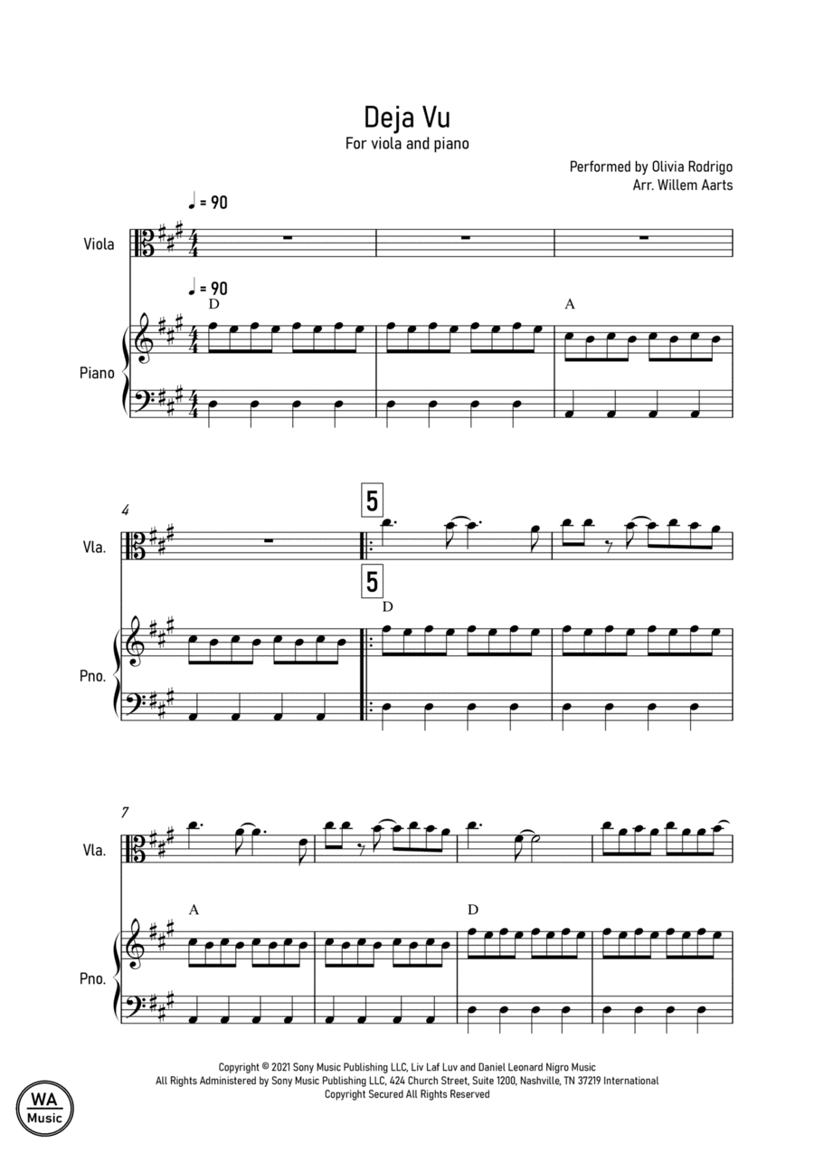 Deja Vu (arr. Willem Aarts)