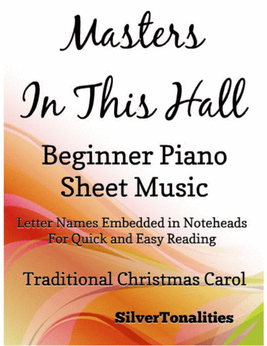 Masters in this Hall Beginner Piano Sheet Music (arr. SilverTonalities)