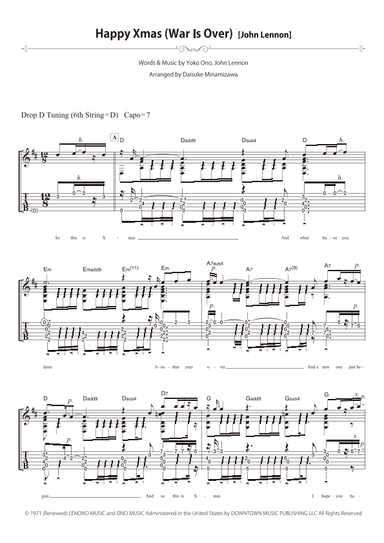 Happy Xmas (war Is Over) (arr. Daisuke Minamizawa)