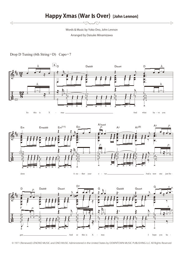Happy Xmas (war Is Over) (arr. Daisuke Minamizawa)