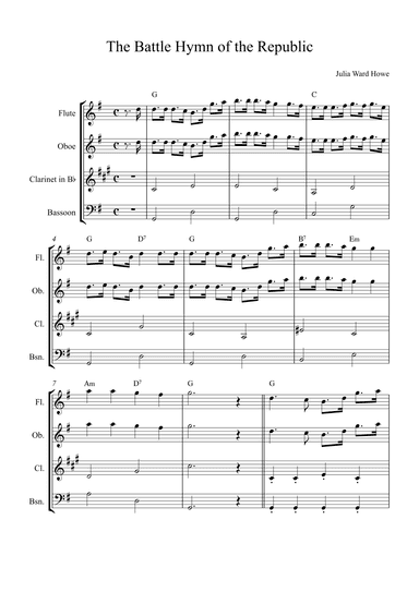 The Battle Hymn of the Republic (arr. Alex Nunes Rodrigues)