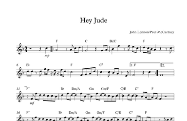 Hey Jude (arr. Nathan Kersey-Wilson)