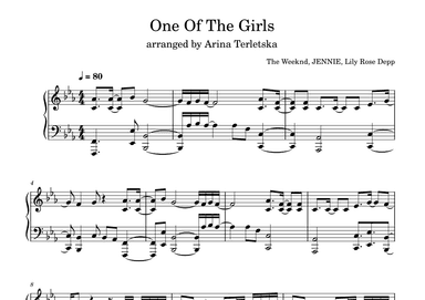 One Of The Girls (arr. Arina Terletska)