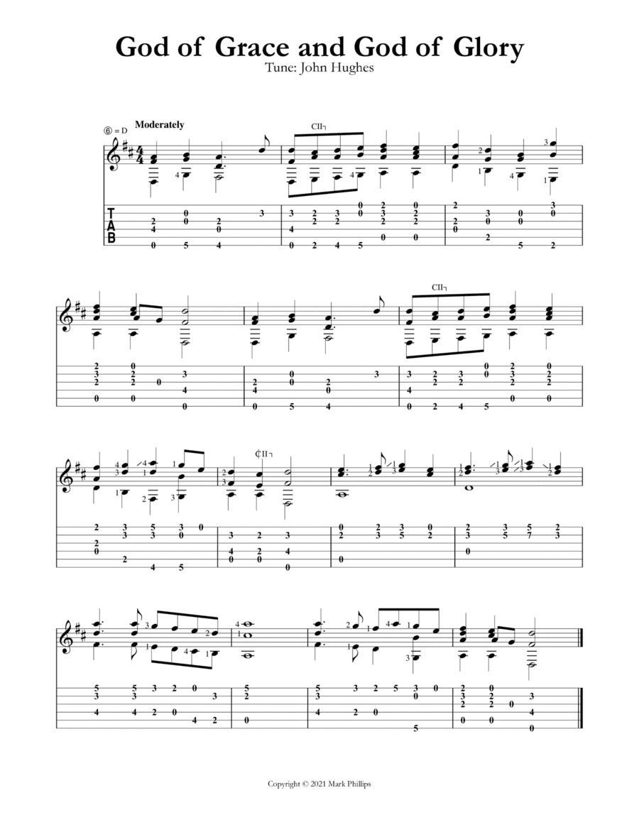 God of Grace and God of Glory (arr. Mark Phillips)