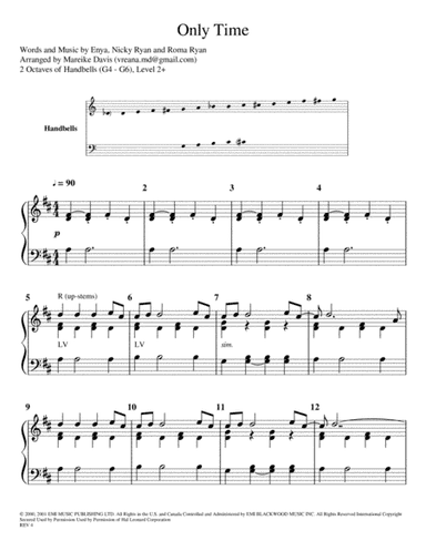 Only Time (arr. Mareike Davis)