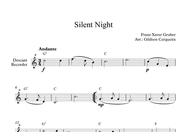 Silent Night (arr. Gildson Cerqueira)