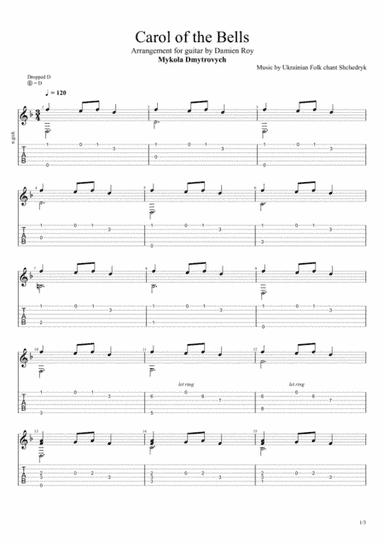Carol of the Bells (arr. Damien Roy)
