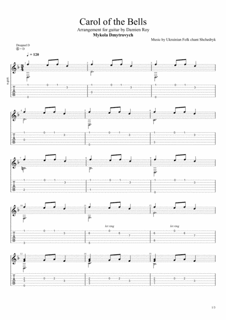 Carol of the Bells (arr. Damien Roy)