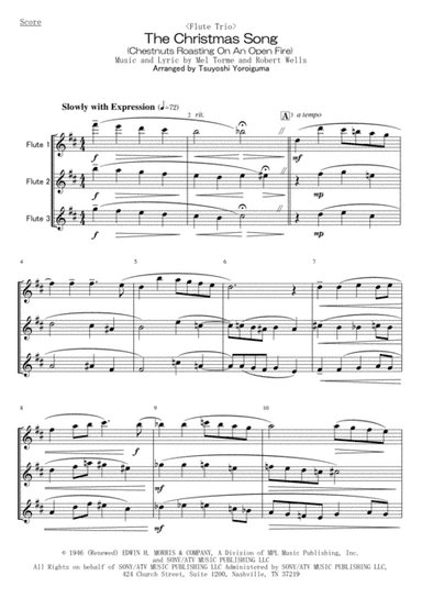 The Christmas Song (Chestnuts Roasting On An Open Fire) (arr. Tsuyoshi Yoroiguma)