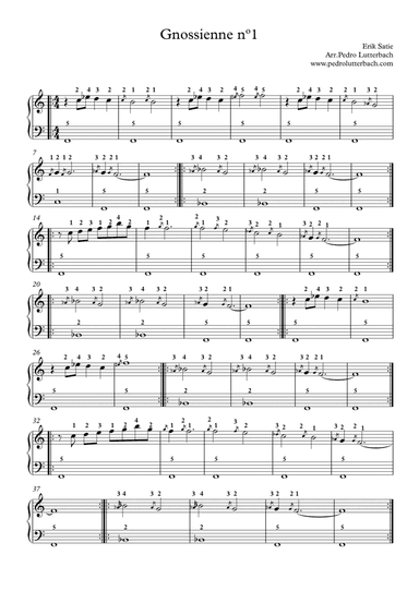 Gnossienne nº1 (arr. Pedro Lutterbach)
