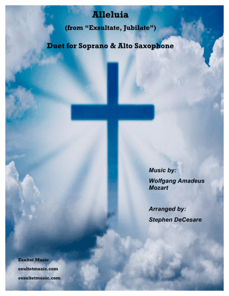 Alleluia (from "Exsultate, Jubilate" - Duet for Soprano & Alto Saxophone) (arr. Stephen DeCesare)