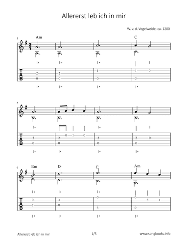 Allererst leb ich in mir (arr. Bettina Schipp)