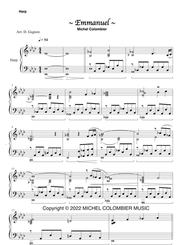 Emmanuel (arr. Denis Gagnon)