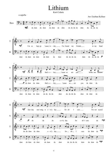 Lithium (arr. Esteban Kellner)