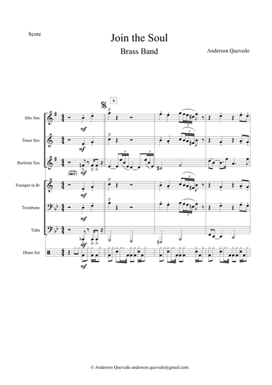 Join The Soul for Brass Band - Original Composition and Arrangement by Anderson Quevedo
