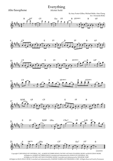 Everything (arr. Fernando Britto)