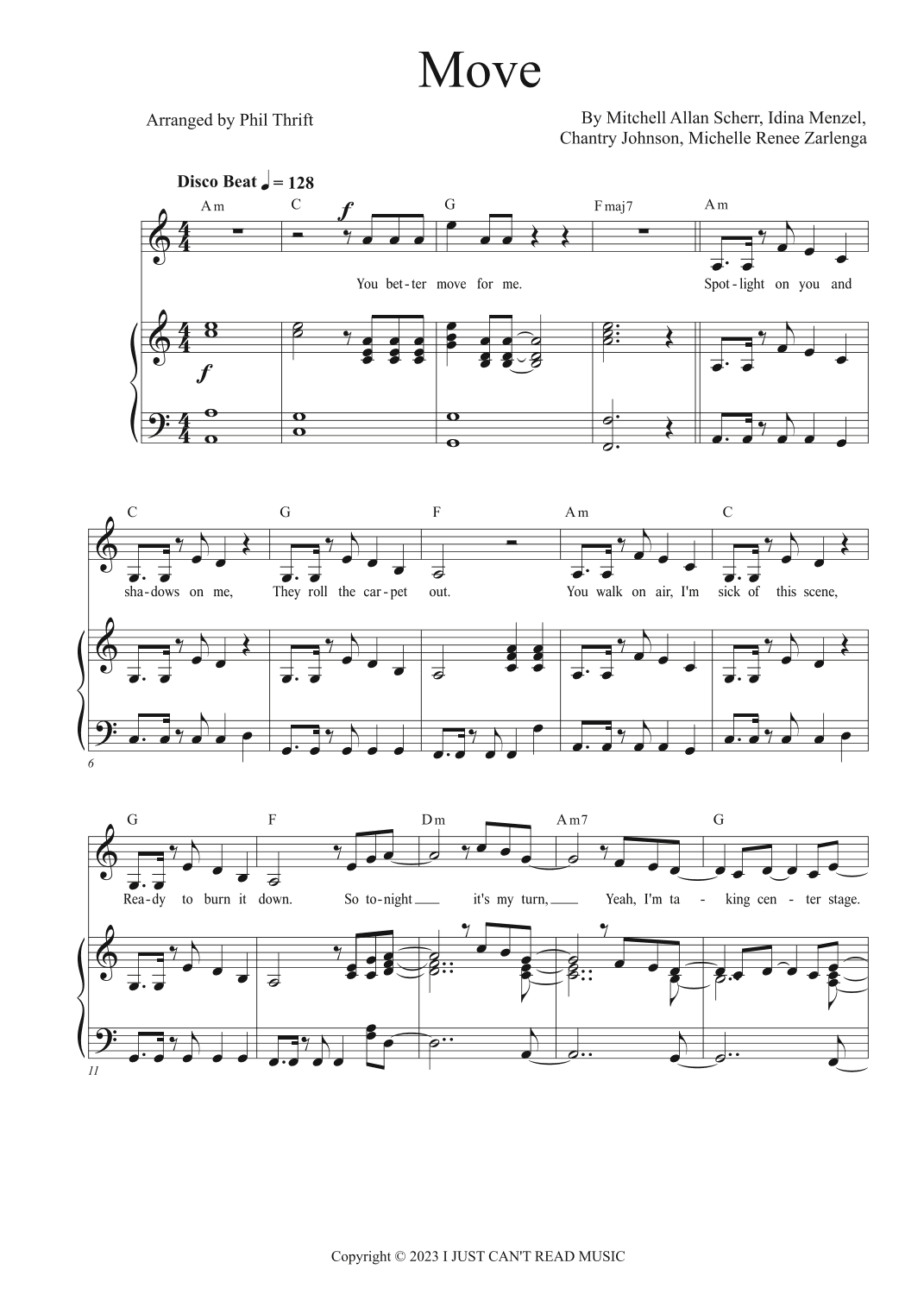 Move (arr. Phil Thrift)