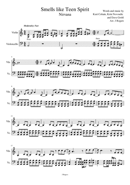 Smells Like Teen Spirit (arr. Julia Rogers)