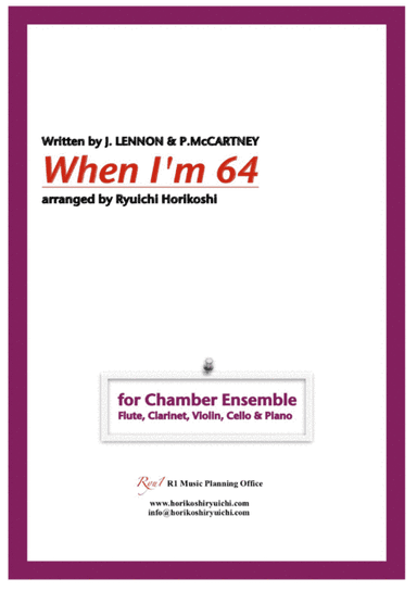 When I'm Sixty-four (arr. Ryuichi Horikoshi)