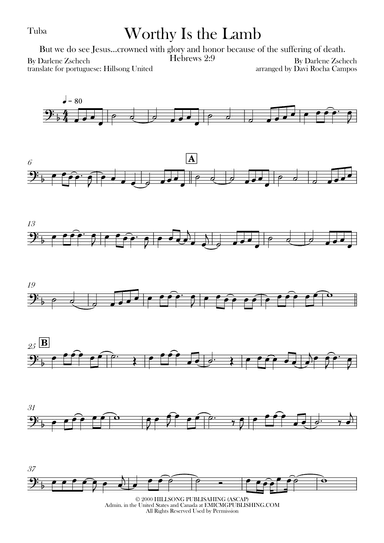 Worthy Is The Lamb (arr. Davi Rocha Campos)