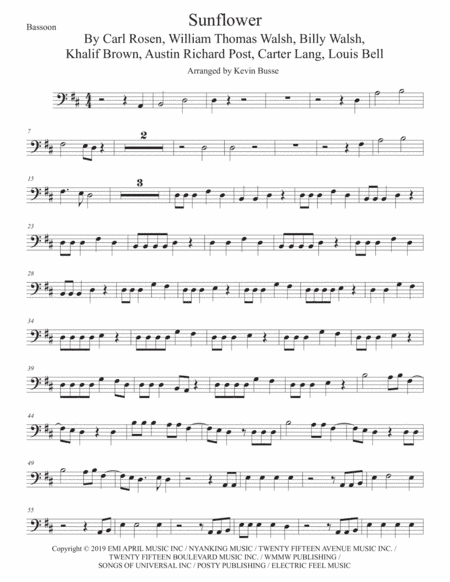 Sunflower (arr. Kevin Busse)