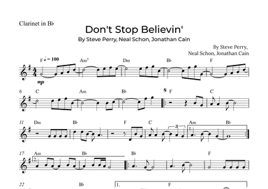 Don't Stop Believin' (arr. Alex Nunes Rodrigues)