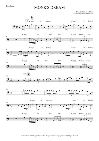 Monk's Dream (arr. Anderson Quevedo)