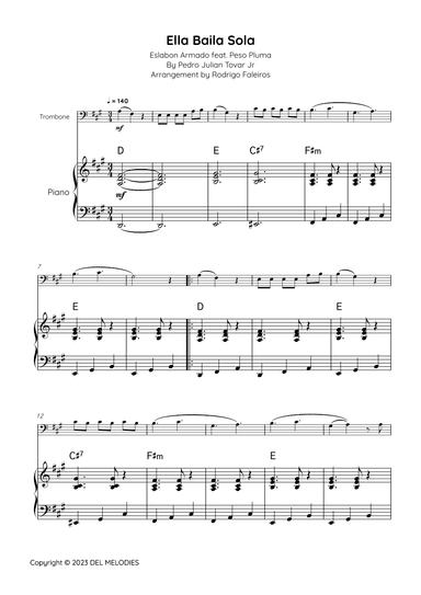 Ella Baila Sola (arr. Rodrigo Faleiros)