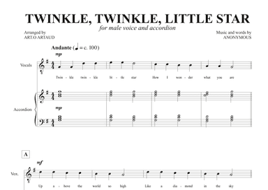 Twinkle Twinkle Little Star (arr. Art.o Artaud)